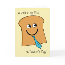 Tostada al papá en la mantequilla del día de padre