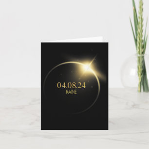 Tarjeta Totalidad Eclipse solar 2024 4.08.24 Accesorios