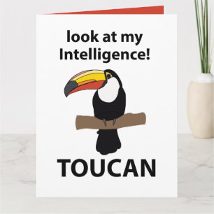 Tarjeta Toucan Bird Cute Funny