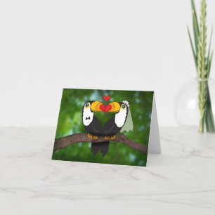 Tarjeta ¡Toucan Cásate! Boda Notecard