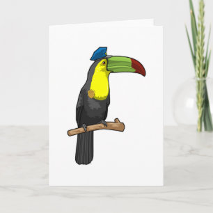 Tarjeta Toucan como policía