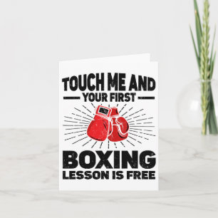 Tarjeta Touch Me Y Tu Primera Lección De Boxeo Es Gratuita