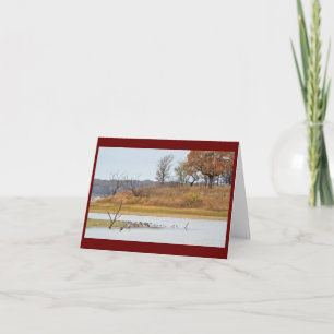 Tarjeta Touch of Autumn Card (en blanco dentro)
