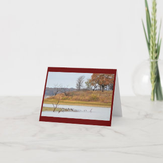 Tarjeta Touch of Autumn Card (en blanco dentro)