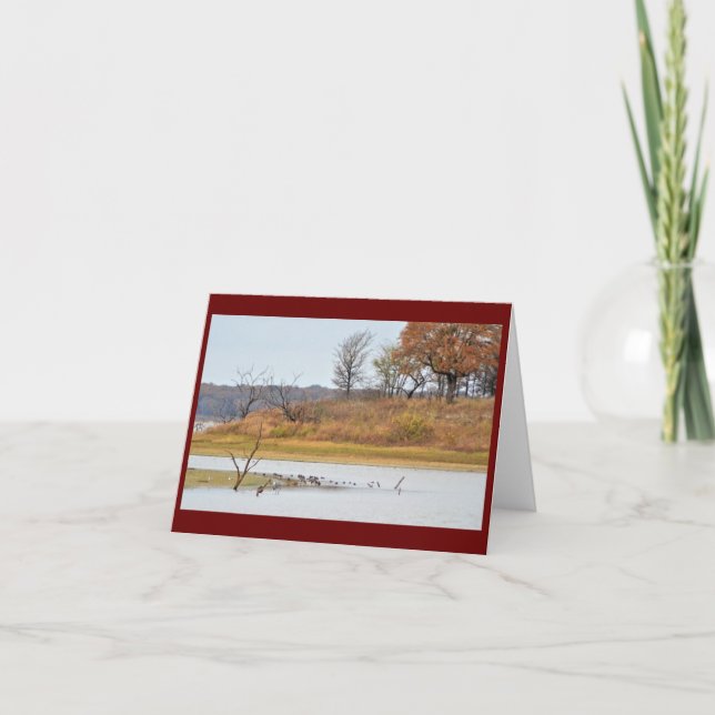 Tarjeta Touch of Autumn Card (en blanco dentro) (Anverso)