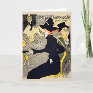 Tarjeta Toulouse-Lautrec - Divan Japonais