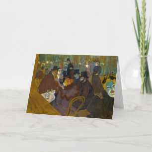 Tarjeta Toulouse-Lautrec - En el Rouge
