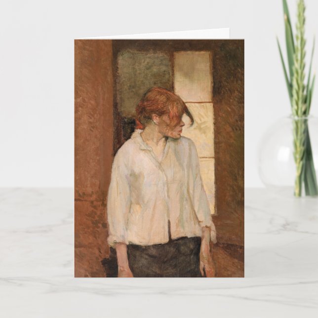 Tarjeta Toulouse-Lautrec - Un Montrouge, Rosa La Rouge (Anverso)