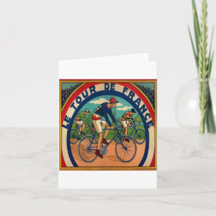 Tarjeta Tour De France Vintage
