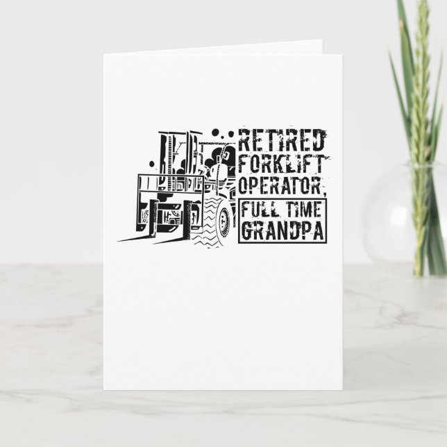 Tarjeta Trabajador de almacén jubilado (Anverso)