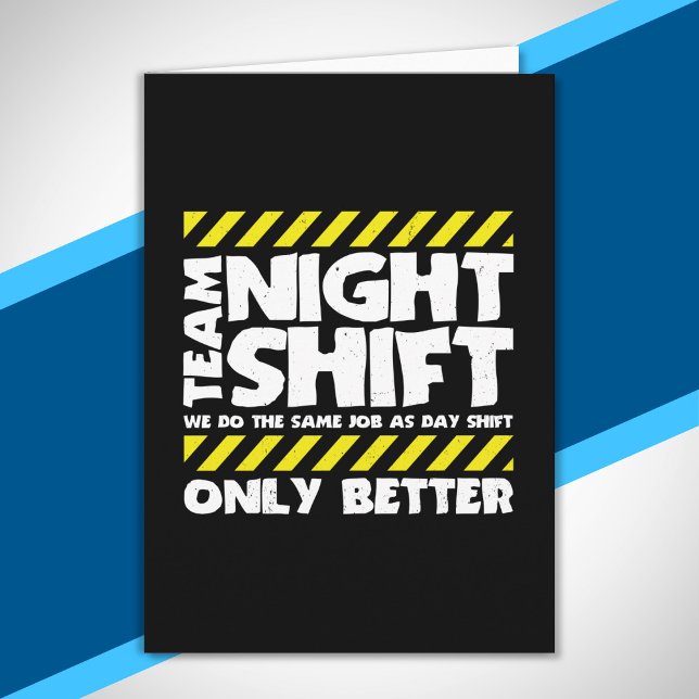 Tarjeta Trabajador de fábrica de cambios nocturnos de equi (Subido por el creador)