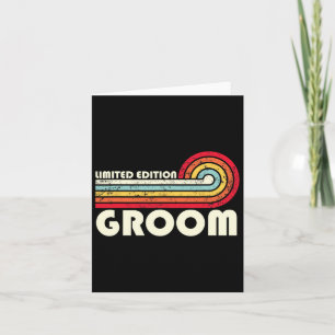 Tarjeta Trabajador de Groom Job Title Professionate