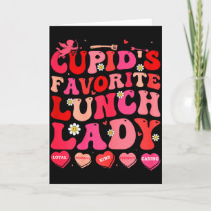 Tarjeta Trabajadora de Cafetería Favorita de Cupido San Va
