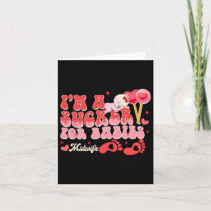 Tarjeta Trabajadora de parto del día de San Valentín soy u