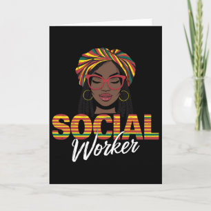 Tarjeta Trabajadora Social Trabajo Social Mujeres Niñas Hi