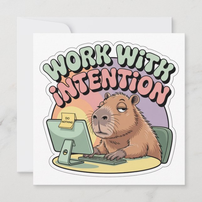 Tarjeta Trabajar Con Intención (Anverso)