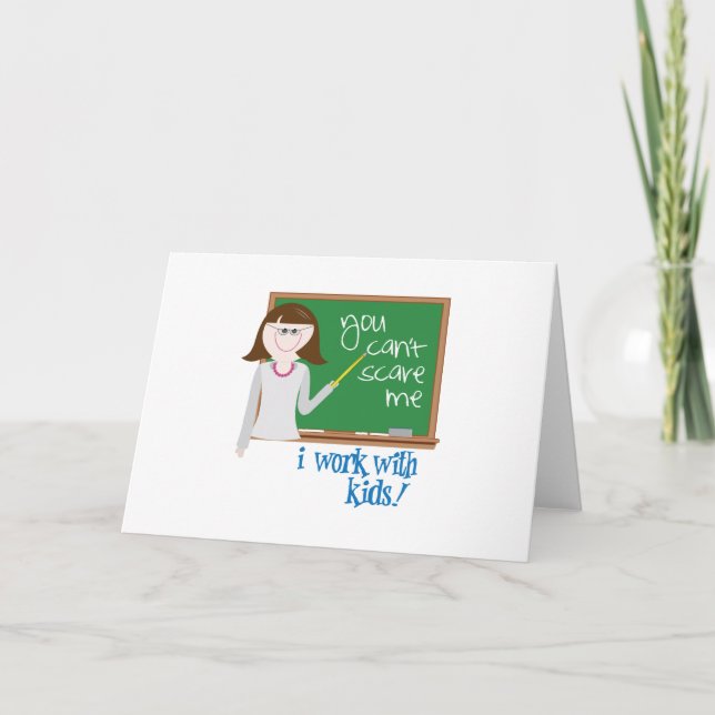 Tarjeta Trabajar con niños (Anverso)