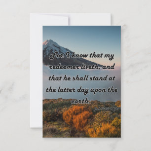 Tarjeta Trabajo 19:25 KJV Biblia Scripture Fic Saludo