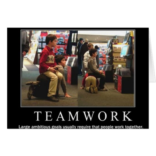 Tarjeta Trabajo del equipo