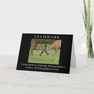 Tarjeta Trabajo en equipo