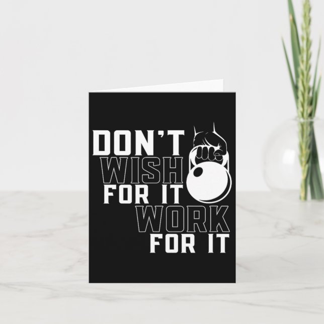 Tarjeta Trabajo Para Ti Halterofilia Taller De Fitness Gym (Anverso)