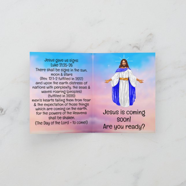 Tarjeta Tracto del Evangelio (Interior)