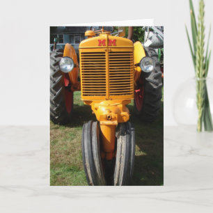 Tarjeta Tractor de antigüedades