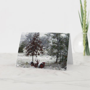 Tarjeta Tractor de la nieve