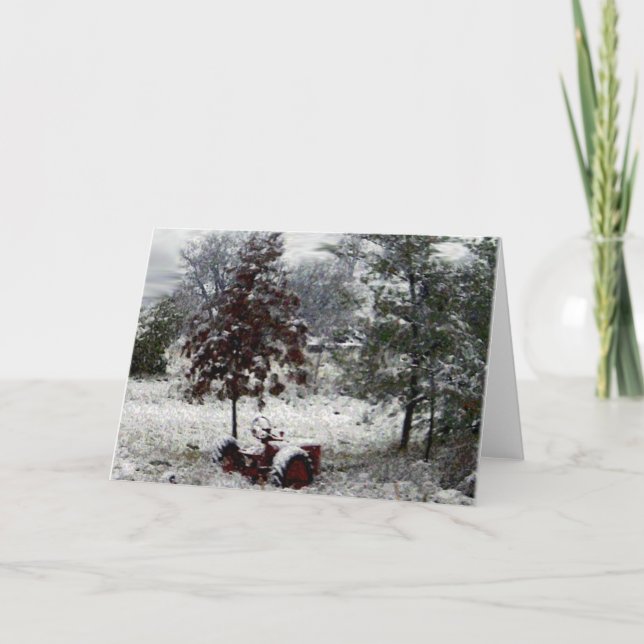 Tarjeta Tractor de la nieve (Anverso)