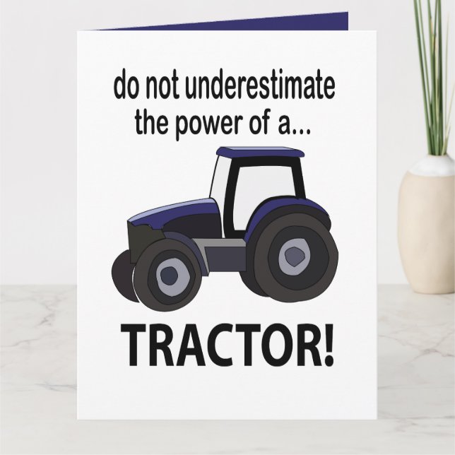 Tarjeta Tractor Poder Tractor (Anverso)