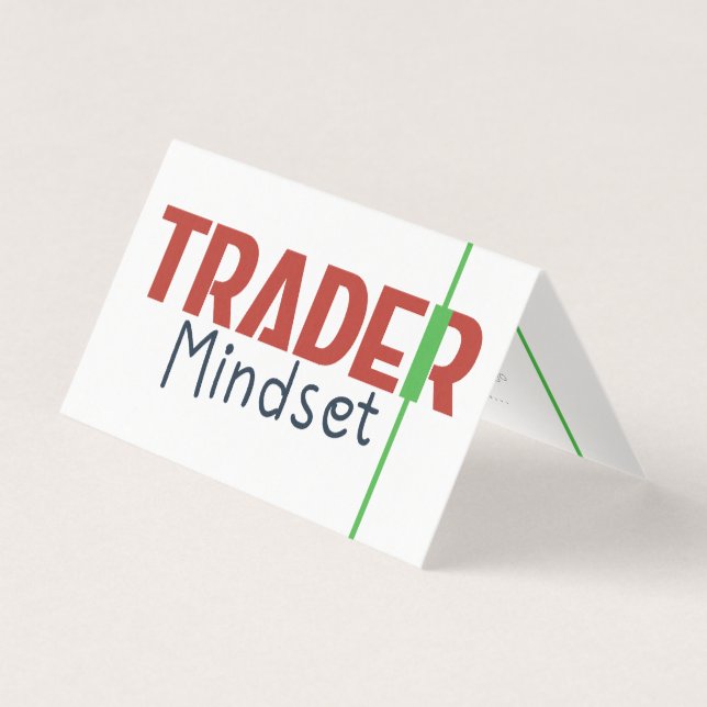 Tarjeta Trader Mindset – Discipline Focused Trading (Anverso)