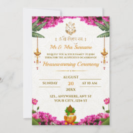 Tarjeta Tradicional de Calentamiento de Hogares