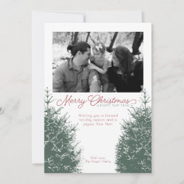 Tarjeta tradicional de Navidad y Año Nuevo