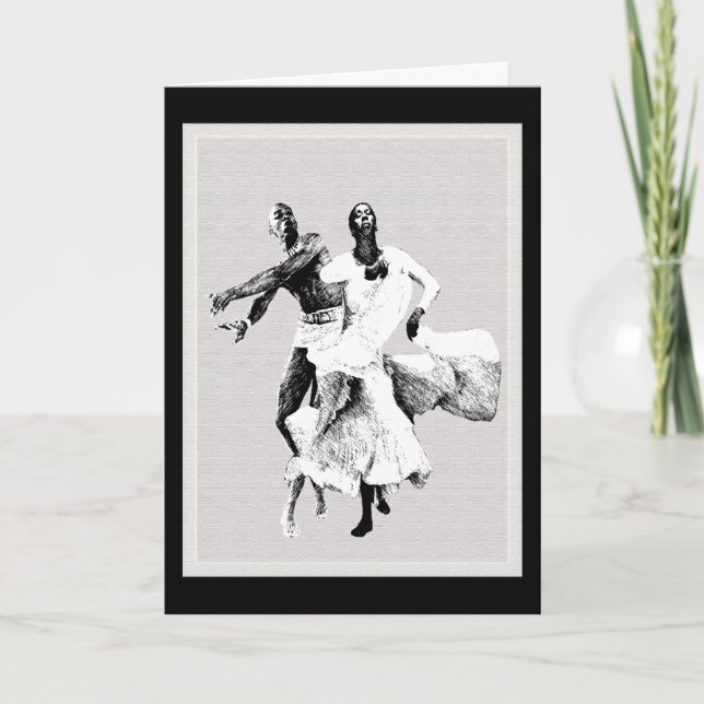 Tarjeta Tradiciones Afroamericanas (Anverso)