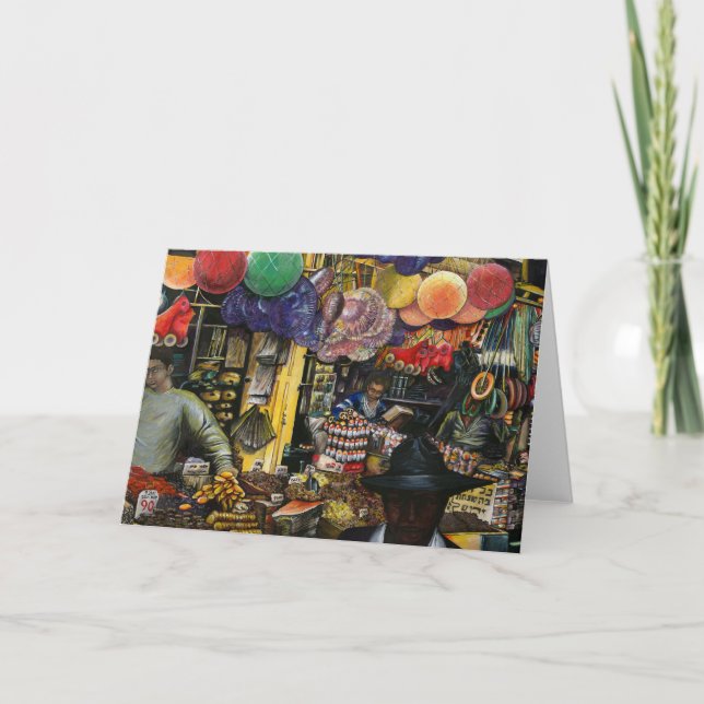 Tarjeta Tradiciones De Comercio Antiguo, Saludo De Jerusal (Anverso)