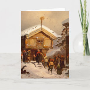 Tarjeta Tradiciones de Navidades Juleskikk Norweigan