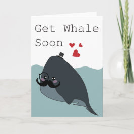 Tarjeta Trae ballena pronto, ve bien