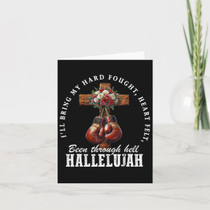 Tarjeta Traeré mi ardua caja de Hallelujah