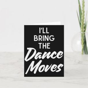Tarjeta Traeré Movimientos de Baile Disfraz de Fiesta Dive