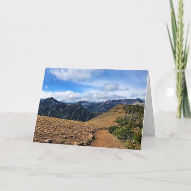 Tarjeta Trail en Mount Howard, OR (Anverso)
