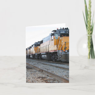 Tarjeta Train Notecard