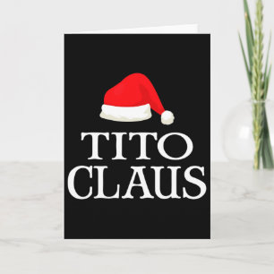 Tarjeta Traje A Juego De Navidad Para Familia De Tito Clau