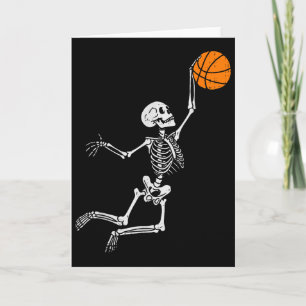 Tarjeta Traje de baloncesto de esqueleto para hombres y ni