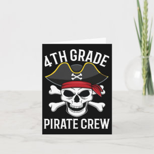Tarjeta Traje de Halloween de la tripulación pirata de 4º 