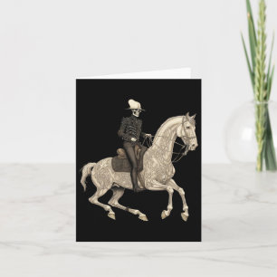 Tarjeta Traje de Halloween para amante de caballos vaquero