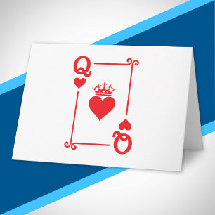 Tarjeta Traje de Halloween para parejas Reina de Corazones