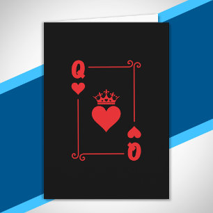 Tarjeta Traje de Halloween para parejas Reina de Corazones