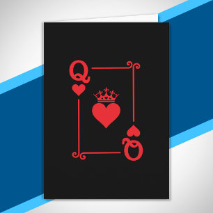 Tarjeta Traje de Halloween para parejas Reina de Corazones