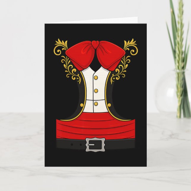 Tarjeta Traje de Mariachi Mexicano de Halloween Cinco De M (Anverso)