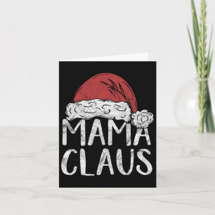 Tarjeta Traje De Navidad De Mama Claus Regalo De Santa A J